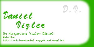 daniel vizler business card